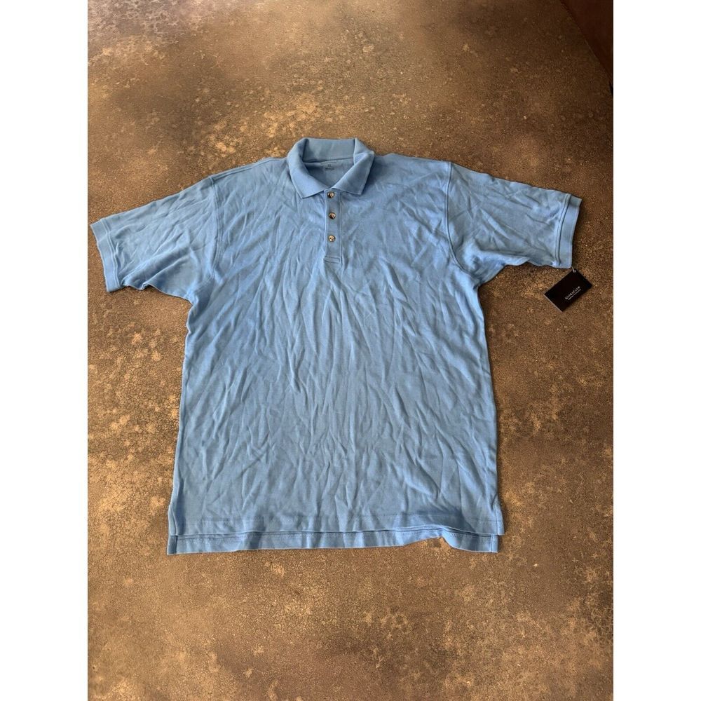 UltraClub XL Blue Polo Style Runs Big Fits Like A‎ 2XL